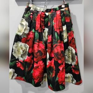 Chicwish Floral Skirt